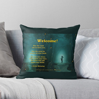 Irish Winter Welcome Pillow