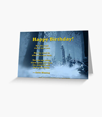 Celtic Blessing Birthday Card