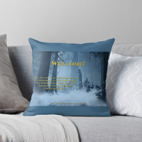 Irish Winter Welcome Pillow