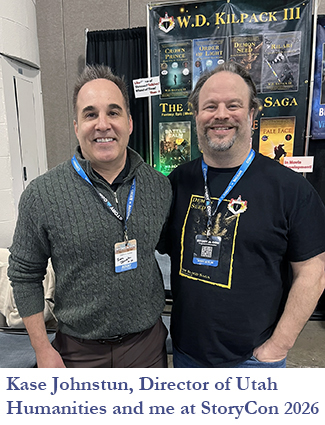 Me with Kase Johnstun, Director, Utah Humanities