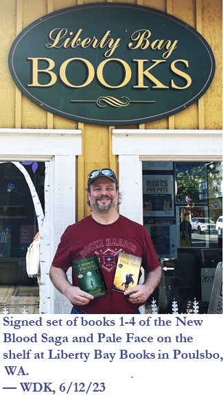 My Books on the Shelf at Liberty Bay Books